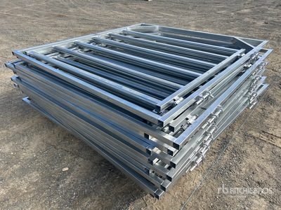 Quantity of (16) BYT 2 m x 2.2 m Galvanized Livestock Gate (Unused)