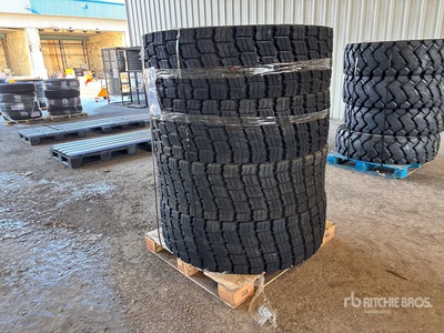 Quantity of (4) Beaver 17.5R25 Radial Tires (Unused)
