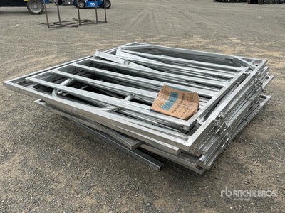 Quantity of (16) 2025 BYT CFRMGTE2 2 m x 2.2 m Galvanized Cattle Frame Viehtor (Unused)