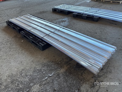 Quantity of (20) 12 ft Clear Polycarbonate Siding (Unused)