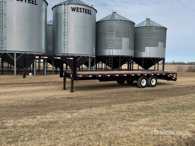 1999 Wilkinson 26 ft T/A Gooseneck Plant Trailer