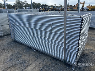 Quantity of (35) BYT 3 m x 1.17 m Galvanized Mesh Livestock Gate (Unused)