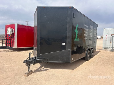 2025 Deep South 8.5x16TA3 16 ft T/A Enclosed Trailer