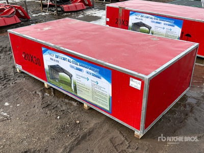 2026 SKLP SK-ZP20 20 ft x 30 ft Steel Carport (Unused)