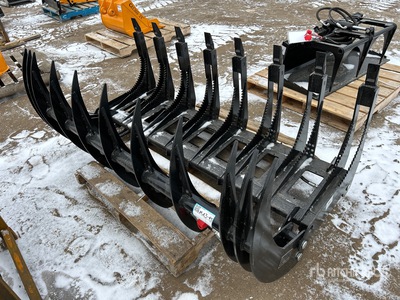 2026 GIYI GY-CLG72 71 in Skeleton スキッドステア用グラップル (Unused)