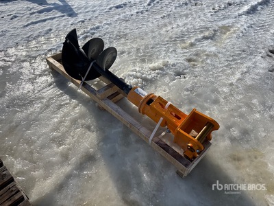 2026 GIYI 16 in Mini Auger スキッドステア付属部品 - Fits Cat 303 (Unused)