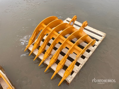 2026 GIYI 31 in Excavator Rake - Fits Cat 305 (Unused)