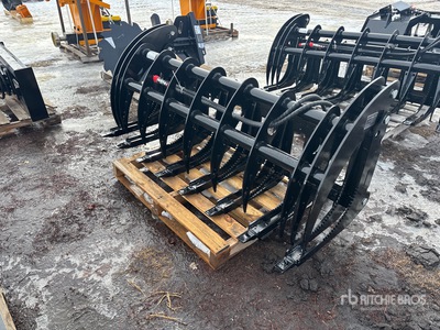 2026 GIYI GY-CLG72 72 in スキッドステア用グラップル (Unused)