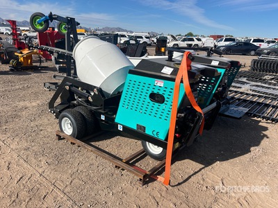 2026 SKLP SL-MT800 Stand-On Wheeled Mini Mixer Truck Concrete Buggy (Unused)