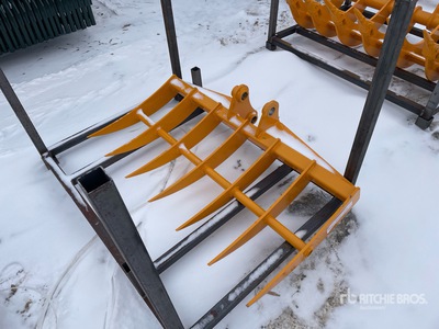 2026 GIYI 46 in Excavator Rake - Fits Cat 303 (Unused)
