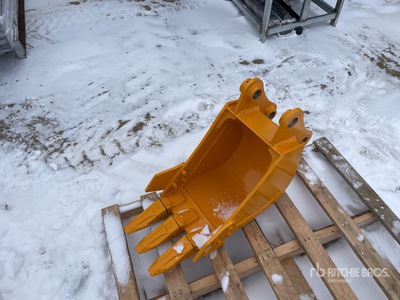 2026 GIYI GY-BK 12 in Digging Excavator Bucket - Fits Cat 303 (Unused)