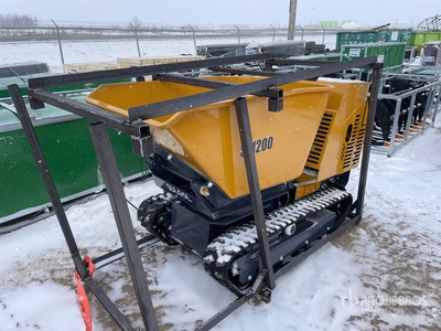 2026 SDLOOL SL-X1200J Stand-On Mini Crawler Chariot à béton (Unused)