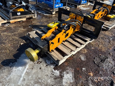 2026 GIYI GY-D680 56 in Skid Steer Post Driver (Unused)