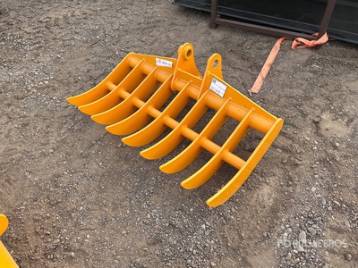 2026 GIYI Fit to cat 305 Excavator Rake (Unused)