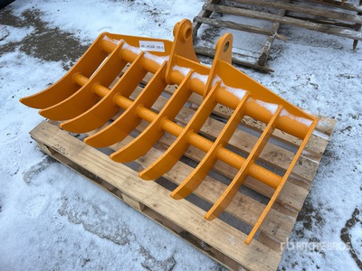 2026 GIYI 44 in Rastrello per escavatore - Fits Cat 305 (Unused)