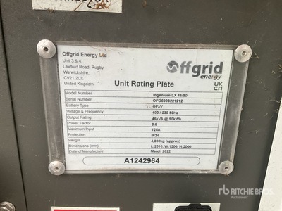 2022 LX45/90 Generator Set