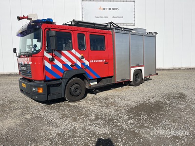 1999 MAN 14M 4x2 Extended Cab Brandweerwagen