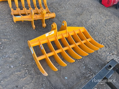 2026 GIYI Fit to cat 305 Excavator Rake (Unused)