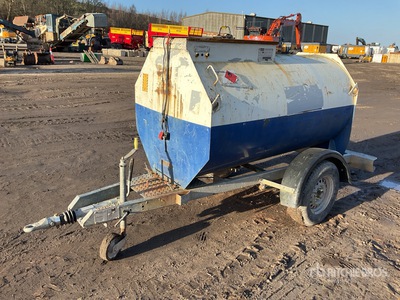 2011 Main 1000 L Trailer Mounted Steel Bowser Supply Fuel Tank