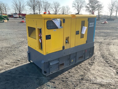 2020 Atlas Copco QAS60 60 kVA Skid-Mounted Generator Set