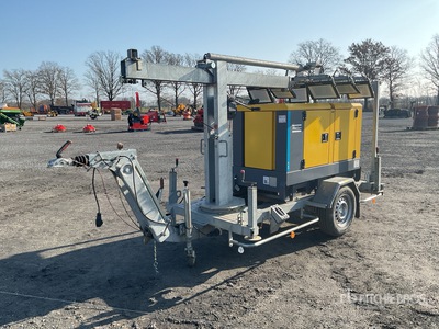 2017 Atlas Copco QAS20 20 kVA Light Tower