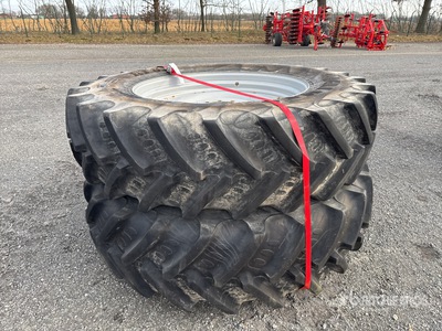 Quantity of (2) BKT Agrimax 520/85R46 Wheels