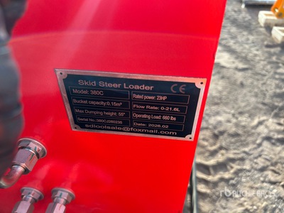 2026 SDLOOL SL380C Skid Steer Loader (Unused)