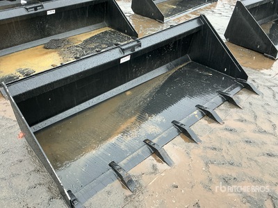 Mid-State 78 in Low Profile Skid Steer Bucket