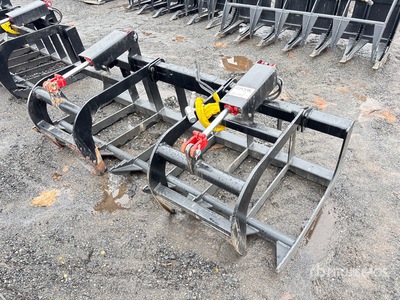 All-Star E-Series 78 in Root スキッドステア用グラップル