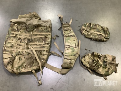 (56) Sustainment Pouches, (25) Molded Waist Belts & Assorted Items