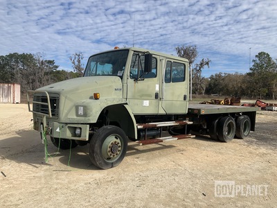 2005 Freightliner FL80 6x6 Flatbed Truck