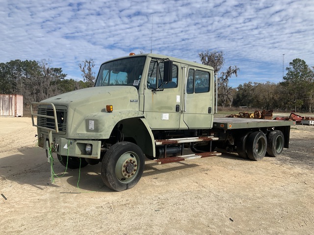 2005 Freightliner FL80 6x6 Flatbed Truck