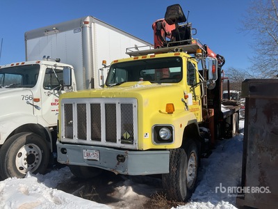 1999 Palfinger PW250 Articulated Boom on 1999 International 2674 6x4 Boom Truck