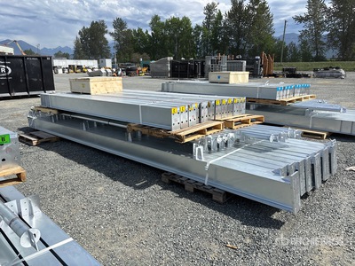 2026 BLUESEA 50 ft x 100 ft High Strength Steel Framed Storage Building (Unused)