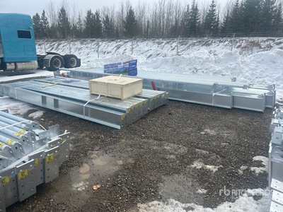 2026 BLUESEA 50 ft x 100 ft High Strength Steel Framed Storage Building (Unused)