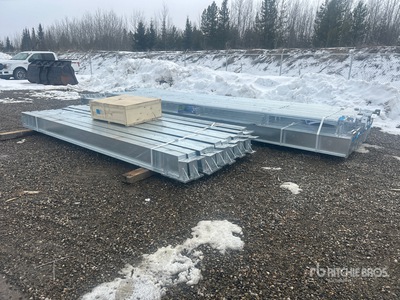 2026 BLUESEA 50 ft x 100 ft High Strength Steel Framed Storage Building (Unused)