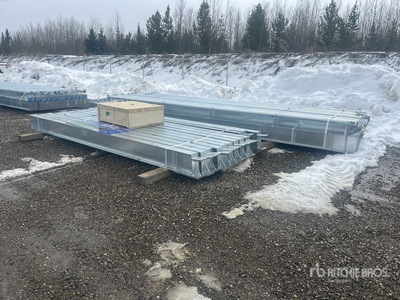 2026 BLUESEA 50 ft x 100 ft High Strength Steel Framed Storage Building (Unused)