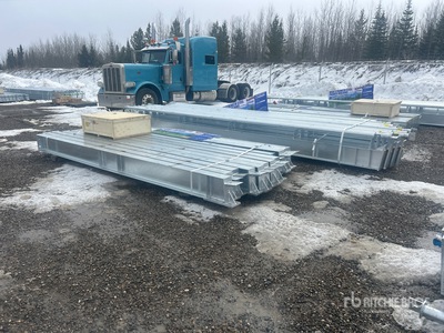 2026 BLUESEA 50 ft x 100 ft High Strength Steel Framed Storage Building (Unused)