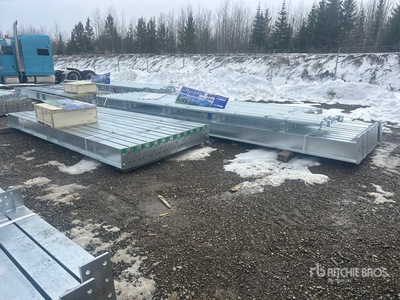 2026 BLUESEA 50 ft x 100 ft High Strength Steel Framed Storage Building (Unused)