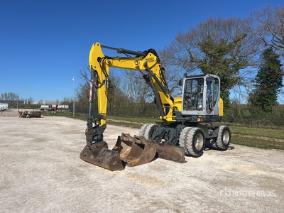 2019 Wacker Neuson EW100 Pelle Sur Pneus Wiel graafmachine