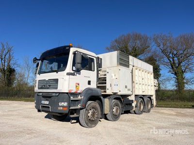 2008 MAN TGA35.440 8x4 Camion Aspiratrice Vacuum Excavator Truck