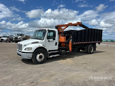 Petersen Industries TL3 7100 lb Knuckle Boom on 2018 Freightliner M2 106 4x2 Grapple Truck