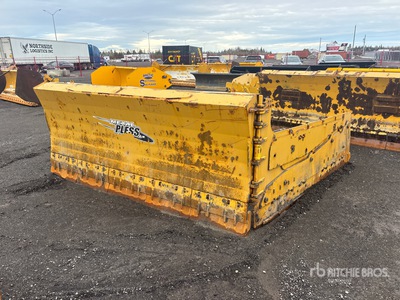Metal Pless 24 ft 2 in Hydraulic Reversing Pala para nieve - Fits Wheel Loader