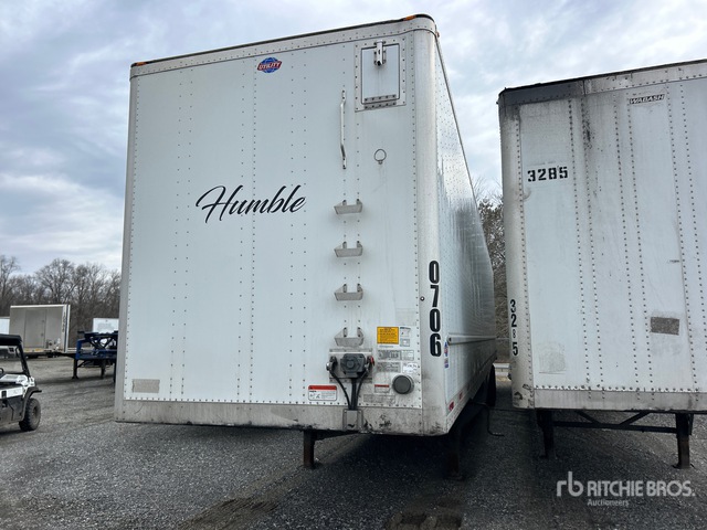 2022 Utility VS2DX 53 ft x 102 in Sliding T/A Van Trailer