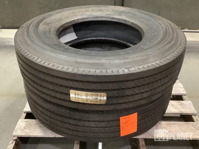 (2) Michelin 12R22.5 Tires