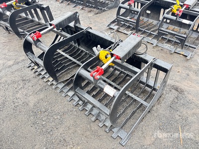 Mid-State E Series 72 in Skeleton スキッドステア用グラップル