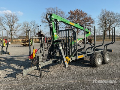 2025 Timber Crane TC670 Trailer Mounted Log Loader (Unused)