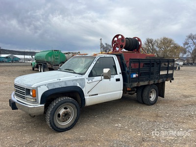 1991 Chevrolet K3500 4x4 Flatbed Truck