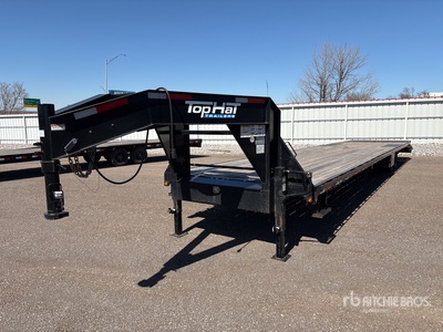 2024 Top Hat 40 ft T/A Gooseneck Equipment Trailer