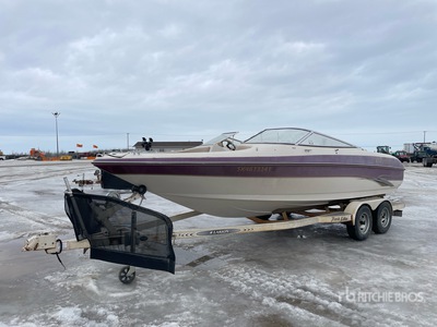 2001 Larson Fischerboot w/2001 Easy Load Trailer